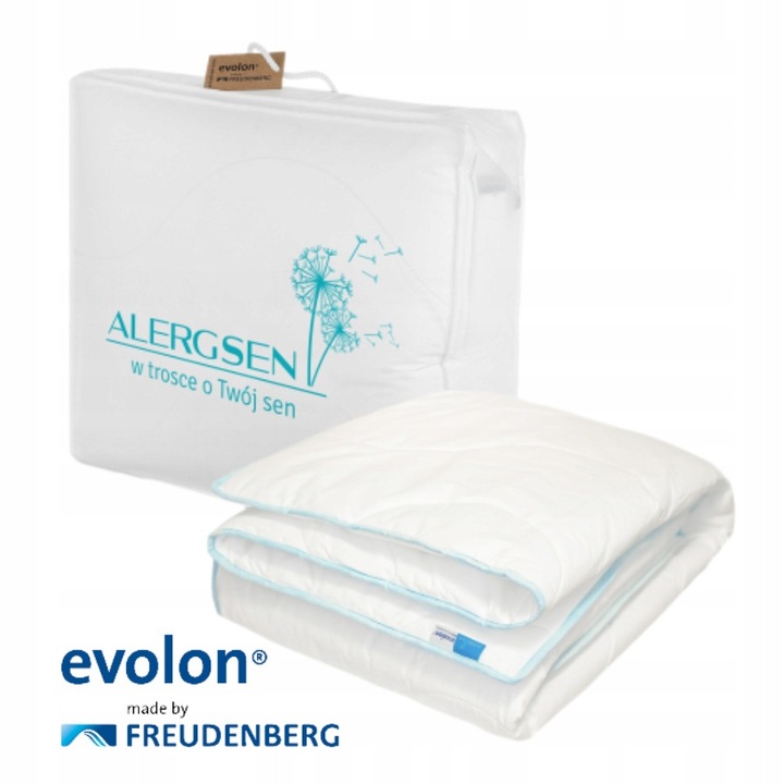 Антиалергично одеяло Alergsen Evolon бяло 100x135cm, защита против акари, дишащ материал