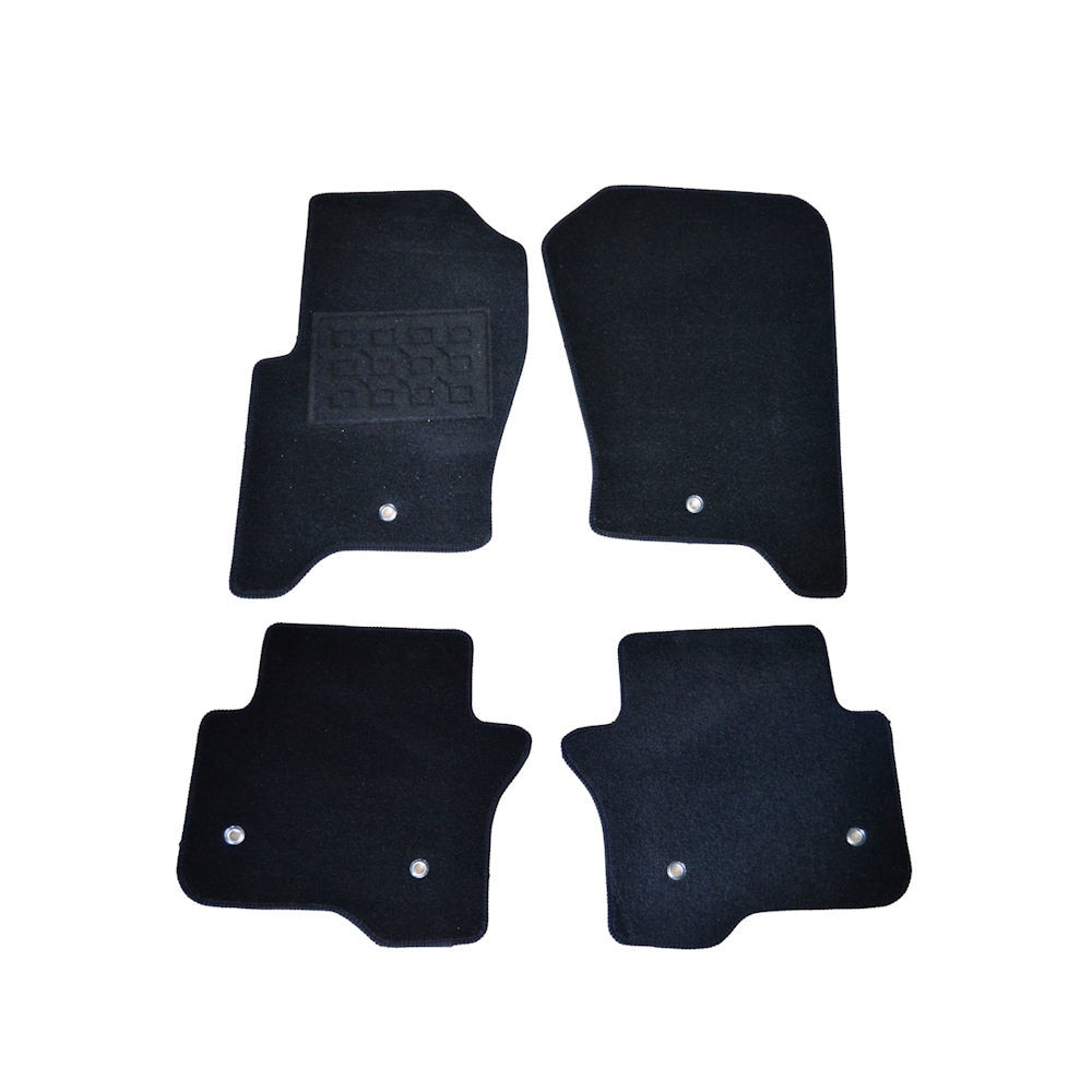 Set covorase auto BestAutoVest din mocheta pentru Land Rover Range Rover Discovery 2015-, culoare Negru , 4buc.