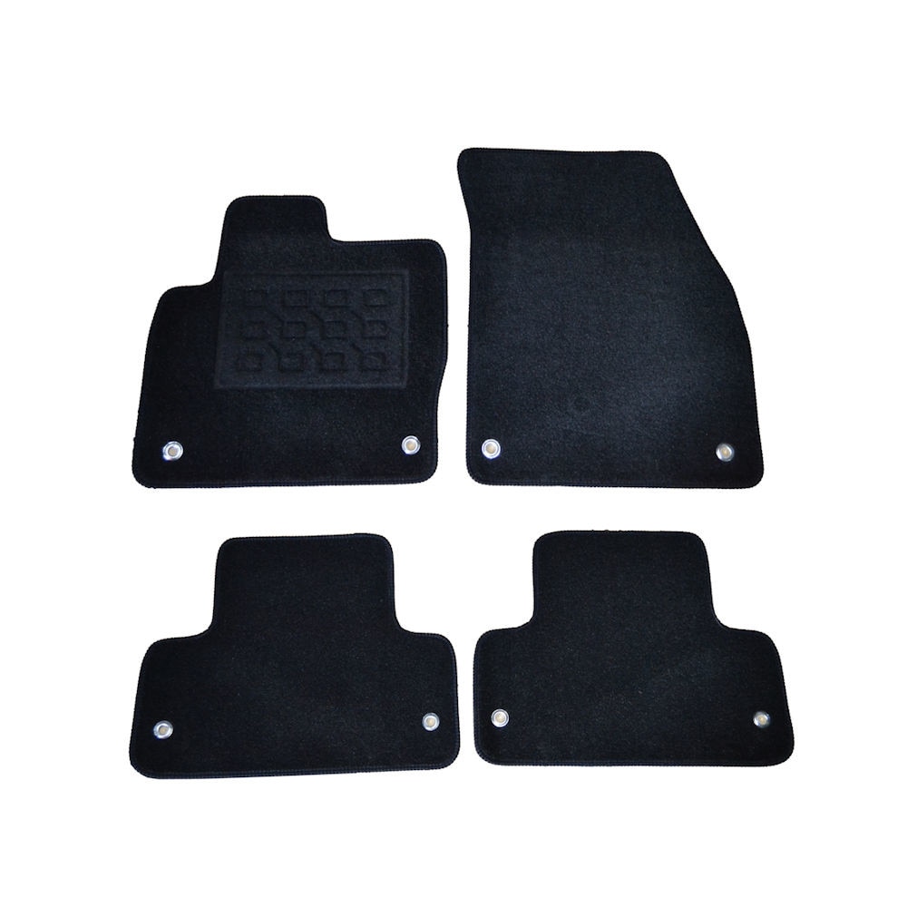 Set covorase auto BestAutoVest din mocheta pentru Land Rover Range Rover Evoque 2013-, culoare Negru , 4buc.