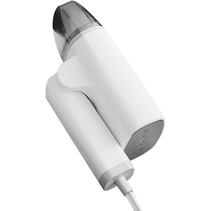 Fier de calcat cu aburi portabil MXYY-0917127, 1300W, pliabil, abur vertical/orizontal, anti-scurgere, alb