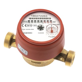 Apometru, contor de apa, B METERS, GSD8, Dn15-1/2”, apa calda, R100 Apometru, contor de apa, B METERS, GSD8, Dn15-1/2”, apa calda, R100