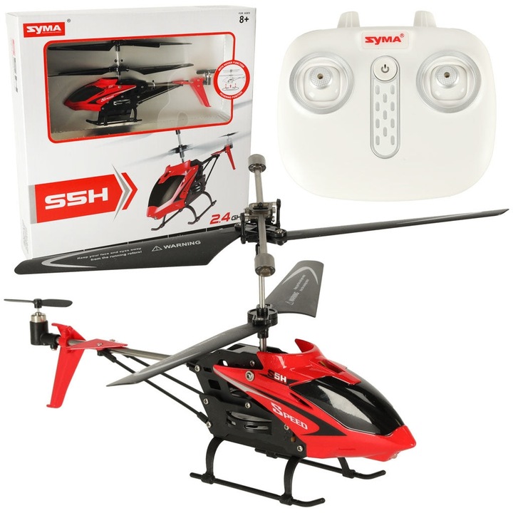 SYMA S5H 2.4GHz RTF RC хеликоптер червен