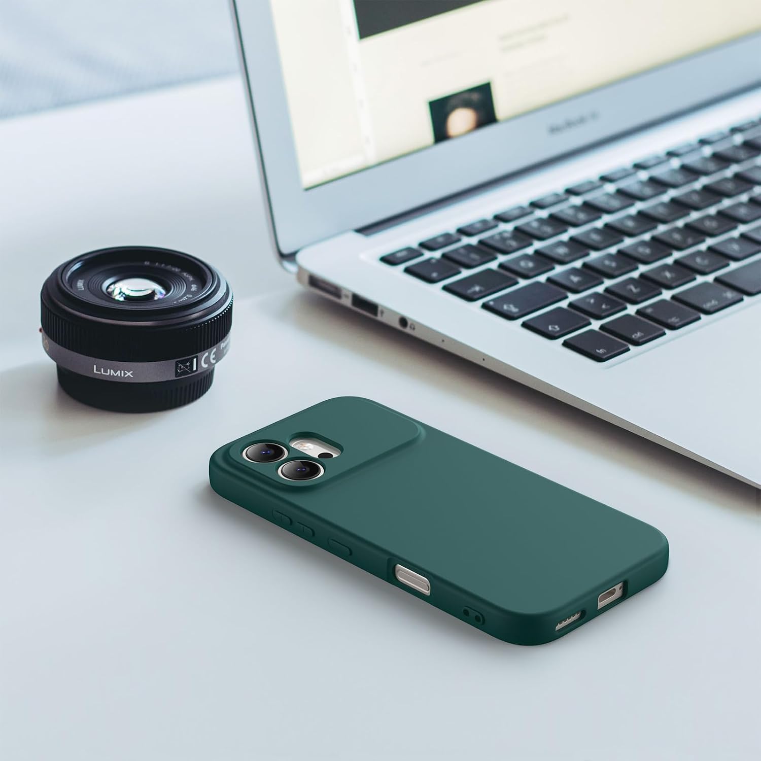 Husa Compatibila cu Honor 600, TPU Verde Inchis, Slim Soft Touch, Anti-Soc, ALC Mobile