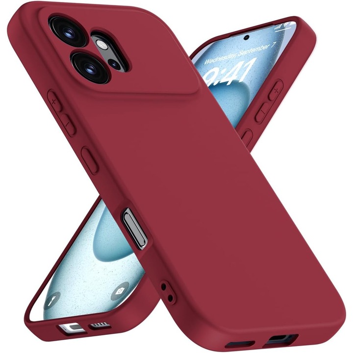 Husa Compatibila cu Honor 600, TPU Dark Cherry, Slim Soft Touch, Anti-Soc, ALC Mobile