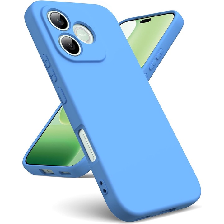 Husa Compatibila cu Honor 600 Lite, TPU Albastru, Slim Soft Touch, Anti-Soc, ALC Mobile