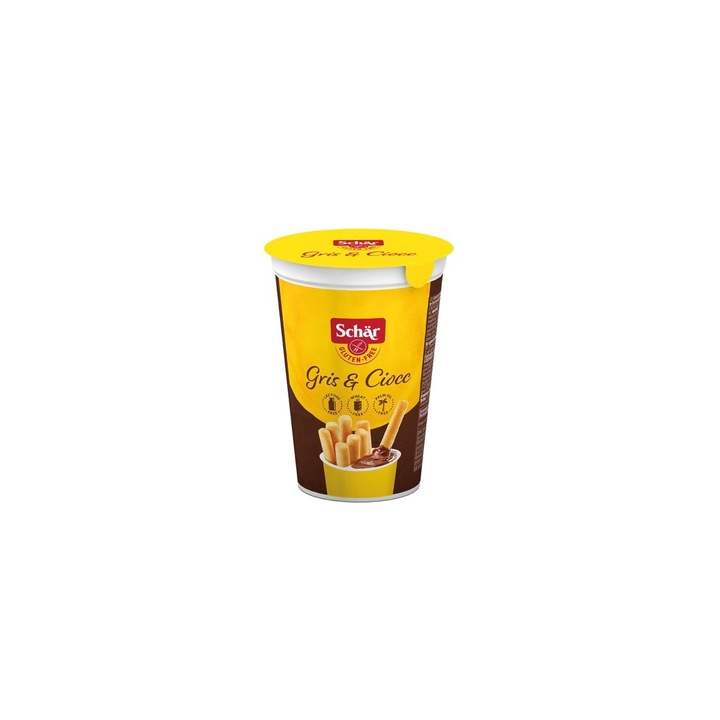 Grisine fara gluten si crema de ciocolata Milly Gris&Ciocc 52 g Schar