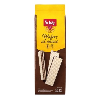 Napolitane cu cacao fara gluten Wafers 125 g Schar Napolitane cu cacao fara gluten Wafers 125 g Schar