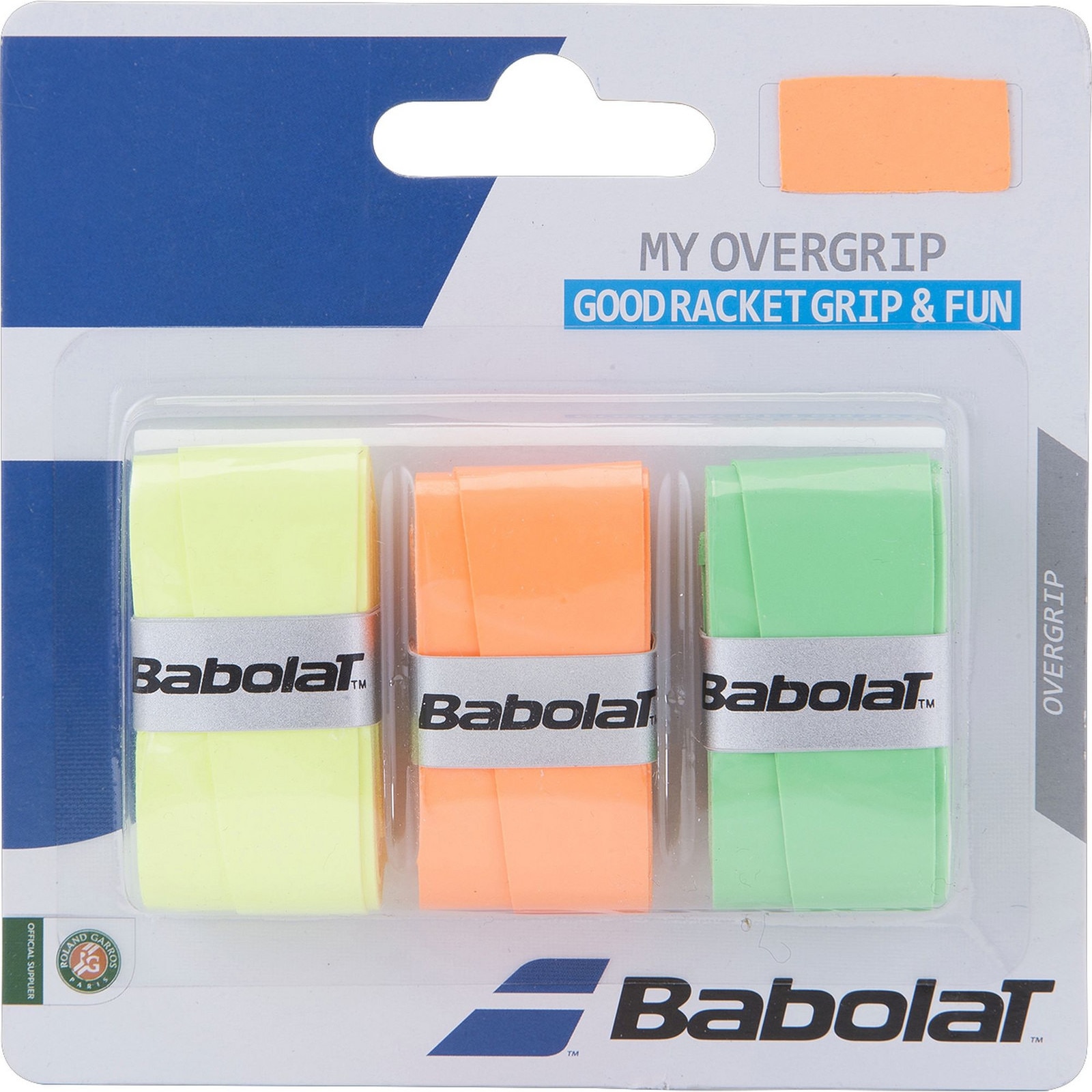 Benzi de maner - set 3 bucati Babolat My Overgrip orange, colorat