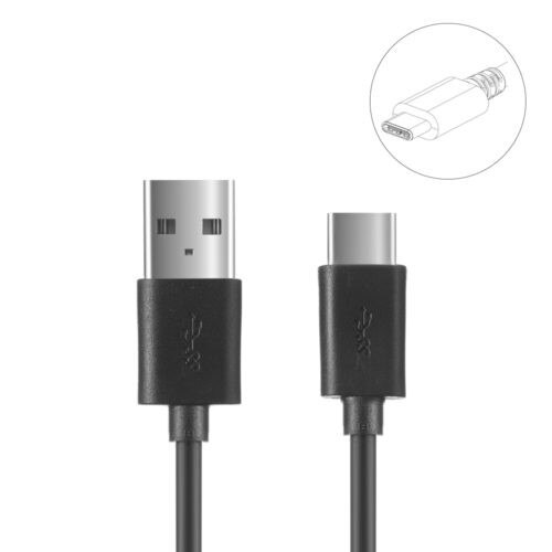 Cablu de date si incarcare USB Type-C, 1 metru, negru