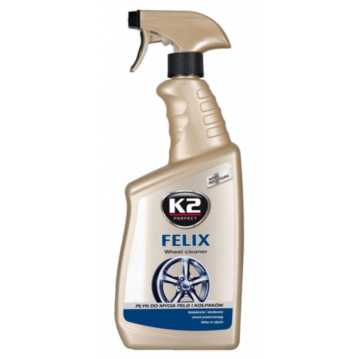 Solutie pentru curatat jante - pulverizator FELIX 700ml, K2