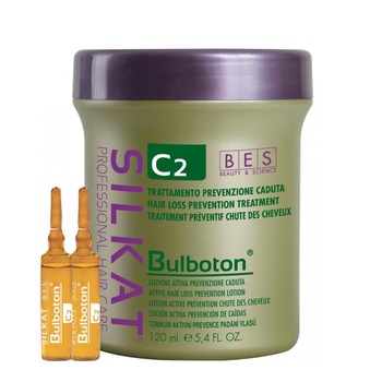 Tratament Bulboton Silkat contra Caderii Parului 12 fiole Tratament Bulboton Silkat contra Caderii Parului 12 fiole
