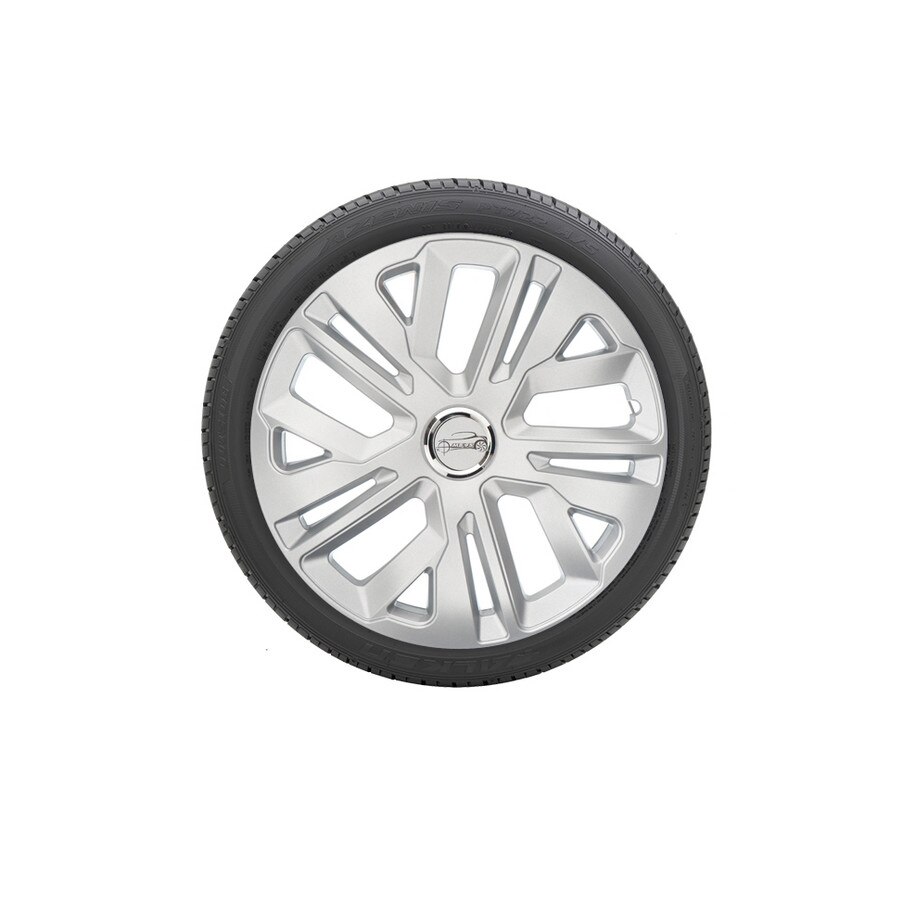 Set 4 Capace roti IDL -16 inch - Capace roti Ring Raven cu inel cromat , material rezistent la viteze mari