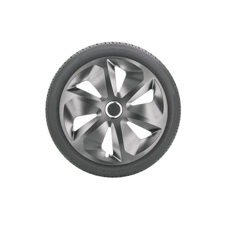 Set 4 Capace roti IDL -16 inch - Capace roti Grafit Roco cu inel cromat , material rezistent la viteze mari