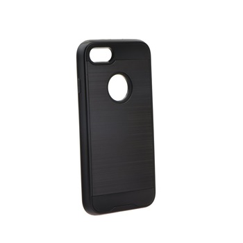 Husa metalica PANZER MOTO-AL pentru iPhone 5/5S/5SE, Negru Husa metalica PANZER MOTO-AL pentru iPhone 5/5S/5SE, Negru