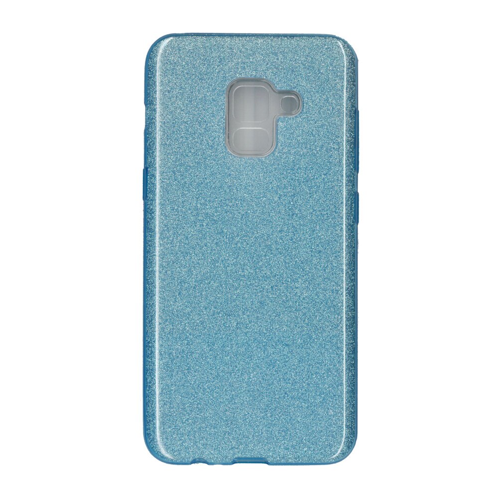 Husa de protectie spate EuroCELL Shiny pentru Samsung Galaxy A8 2018, albastru