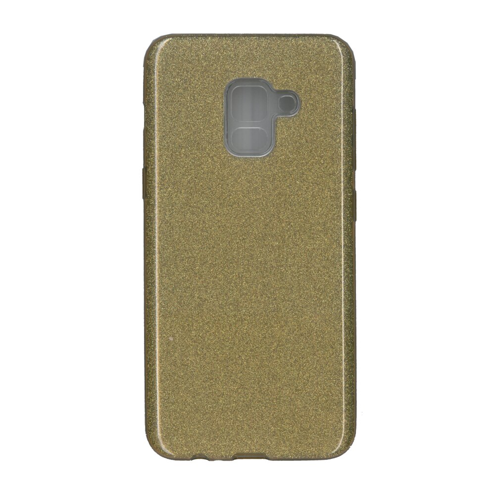 Husa de protectie spate EuroCELL Shiny pentru Samsung Galaxy A8 2018, auriu