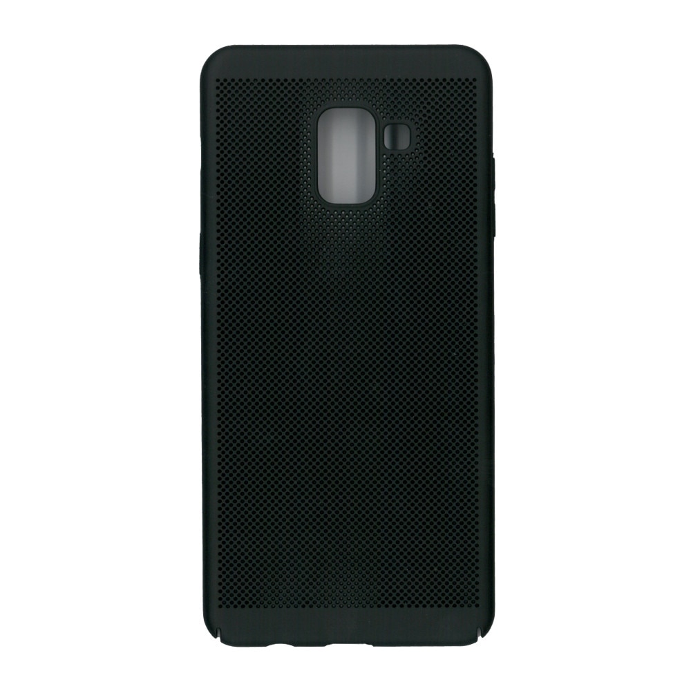 Husa de protectie spate, EuroCell Air, cu perforatii pentru Samsung Galaxy A8 Plus 2018 , negru