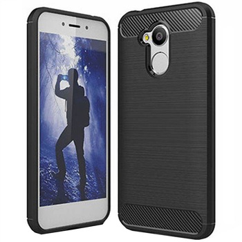 Husa de protectie Carbon pentru Huawei Honor 6A, Negru Husa de protectie Carbon pentru Huawei Honor 6A, Negru