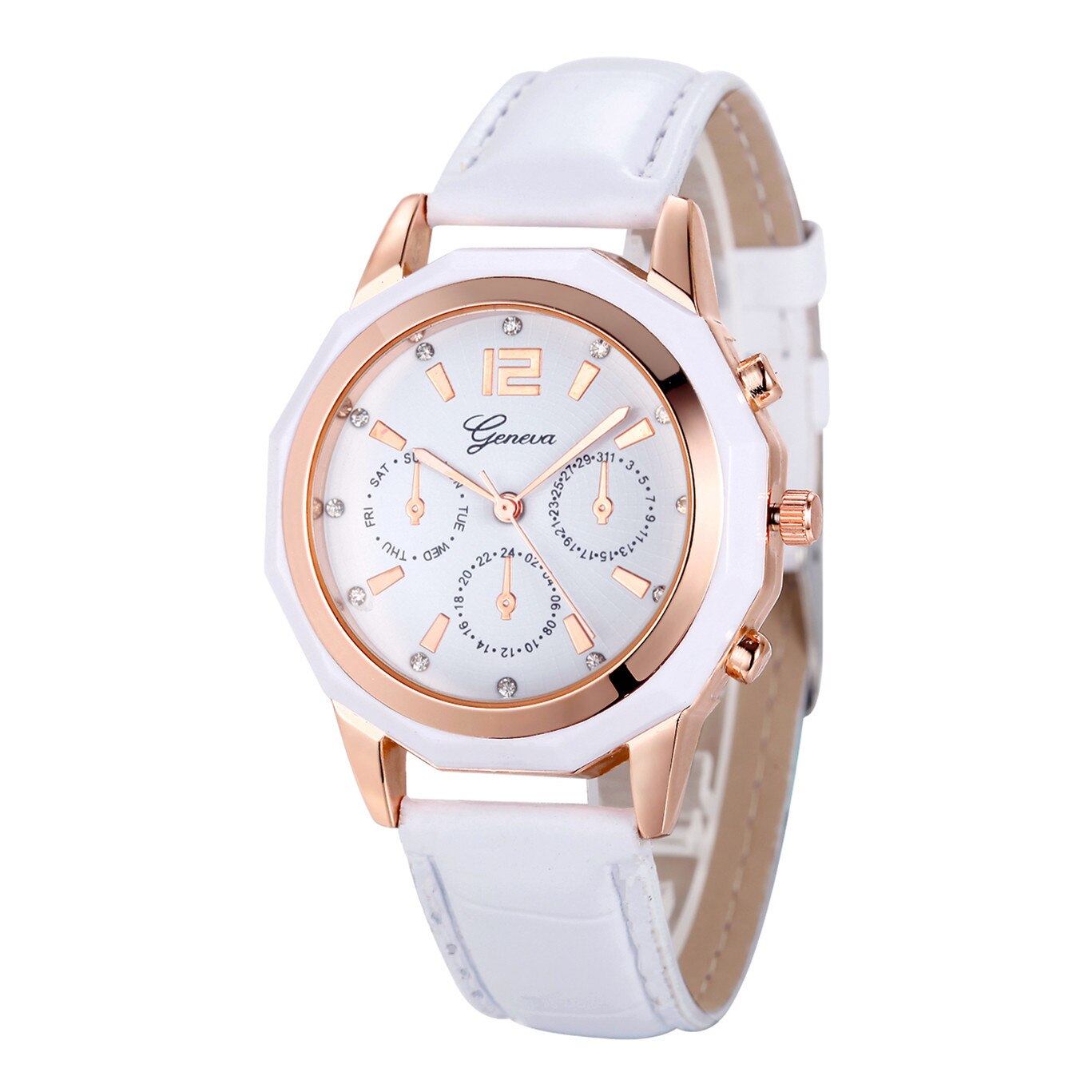 Ceas de dama Fashion Geneva, curea piele, CS274