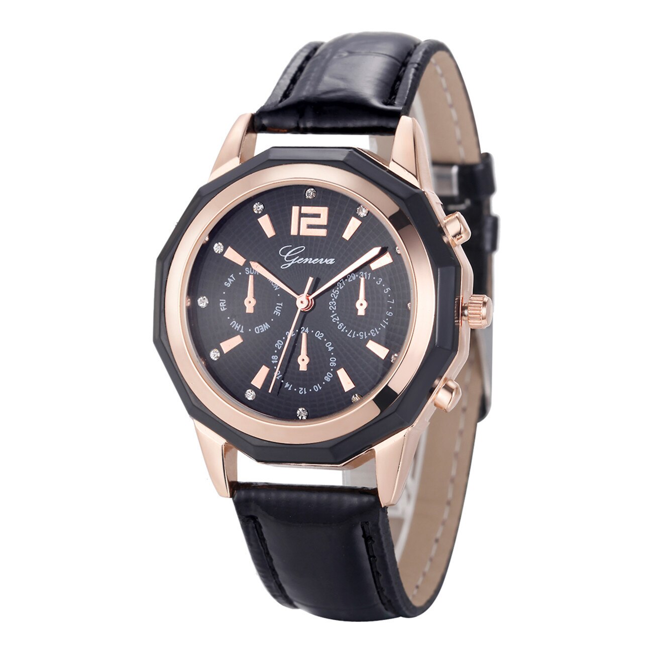 Ceas de dama Fashion Geneva, curea piele, CS273