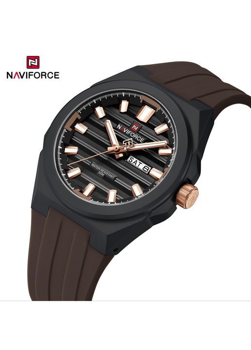 Мъжки часовник, Naviforce, Bologna, кварцов, 30м водоустойчив, метален корпус
