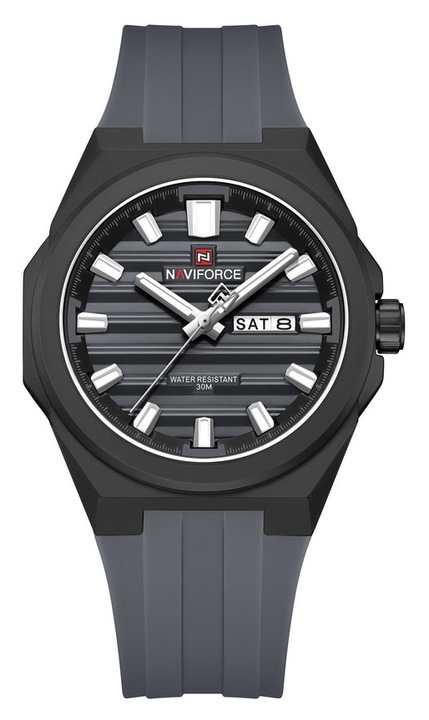 Мъжки часовник Naviforce, елегантен дизайн, водоустойчив 30м, метален корпус