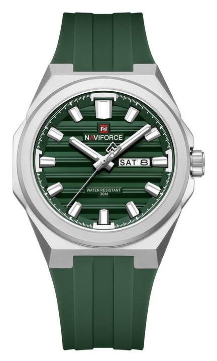 NAVIFORCE Bologna мъжки ръчен часовник, черен, метален корпус, 30 метра водоустойчив, Seiko кварцов механизъм