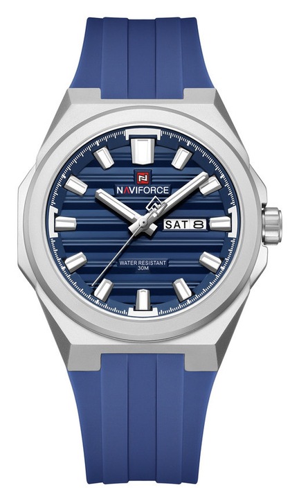 NAVIFORCE Bologna мъжки ръчен часовник, Seiko кварцов механизъм, 30м водоустойчив, метален корпус