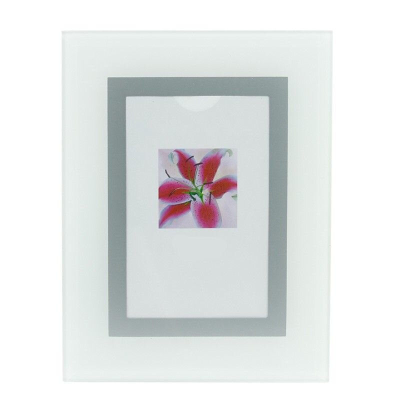 Rama foto Nizza, sticla, o fotografie, 10x15 cm, pentru birou