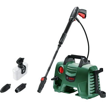Aparat de spalat cu presiune Bosch Easy Aquatak 110, 1300 W, 330 l/h debit maxim, 110 bar, sistem spumare, furtun 3 m Aparat de spalat cu presiune Bosch Easy Aquatak 110, 1300 W, 330 l/h debit maxim, 110 bar, sistem spumare, furtun 3 m