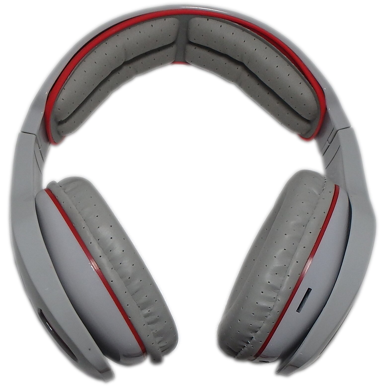 Casti Profesionale Bluetooth 3.0 / Card MicroSD / CrystalClearSound / Pliabile Alb/Rosu