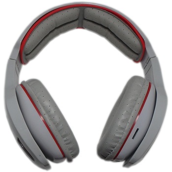 Casti Profesionale Bluetooth 3.0 / Card MicroSD / CrystalClearSound / Pliabile Alb/Rosu Casti Profesionale Bluetooth 3.0 / Card MicroSD / CrystalClearSound / Pliabile Alb/Rosu