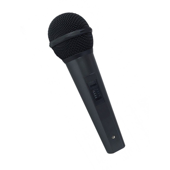 Microfon Unidirectional Dinamic,Cu Fir,Negru