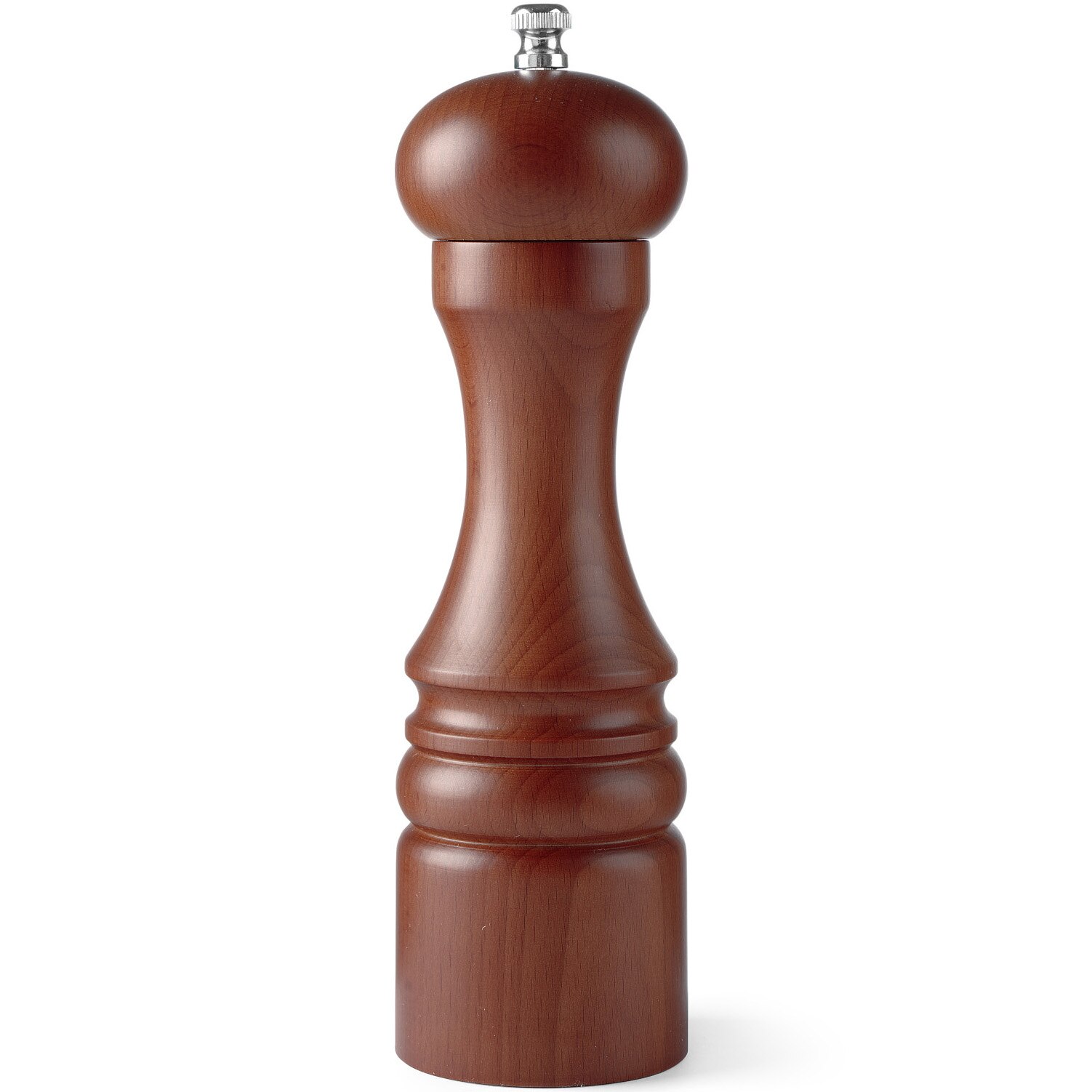 Rasnita piper, lemn culoare inchisa - (H) 215 mm, mecanism macinare ceramic, durabil, Hendi