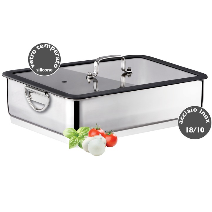 Tava cuptor Premium cu capac