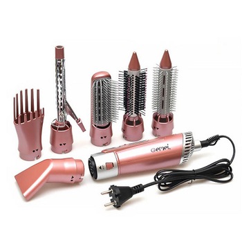 Uscator de Par Profesional Gemei GM-4831- 7 in 1, Pink, 2200W Uscator de Par Profesional Gemei GM-4831- 7 in 1, Pink, 2200W