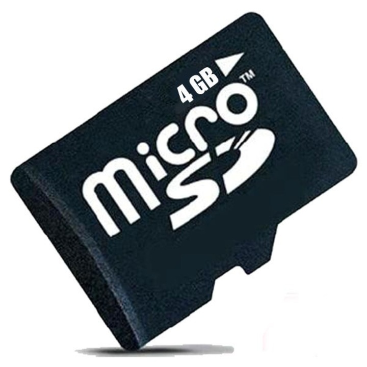 Карта памет, MicroSDHC, 4GB, Class 6, SD адаптер
