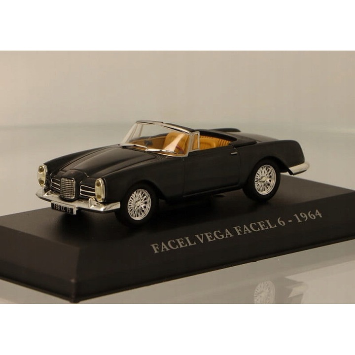 Модел метален Facel Vega Facel 6 1964, мащаб 1:43, метал, опаковка витрина