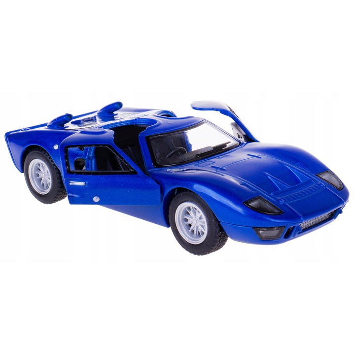 Модел метален Ford GT40 MKII 1966, мащаб 1:32, цвят син, размери 12,5x5x3см