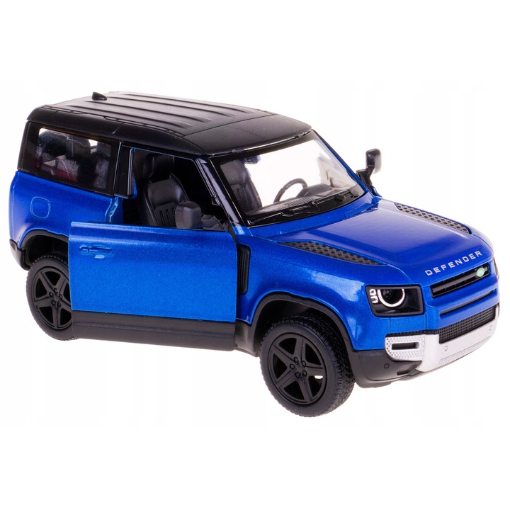 Количка играчка Kinsmart Land Rover Defender 90, 1:36, синя, 12, 8x5, 8x5см