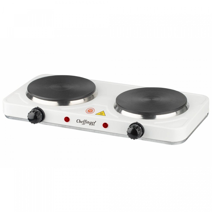 Cheffinger CF-EHD1000: Plita electrica 1000W - dubla