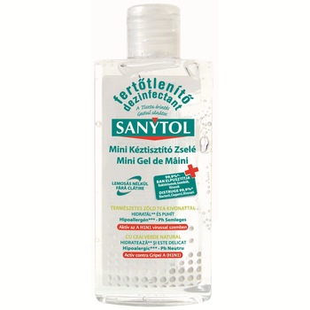 Mini-gel dezinfectant pentru maini Sanytol, 75 ml Mini-gel dezinfectant pentru maini Sanytol, 75 ml