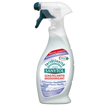 Solutie odorizanta si dezinfectanta pentru textile Sanytol, 0.5 l Solutie odorizanta si dezinfectanta pentru textile Sanytol, 0.5 l