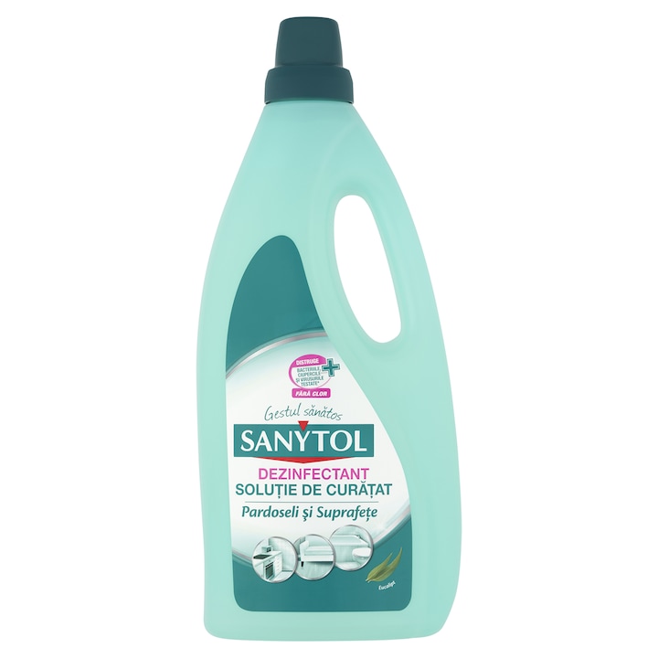 Detergent dezinfectant universal pardoseli si suprafete Sanytol Eucalipt, 1l
