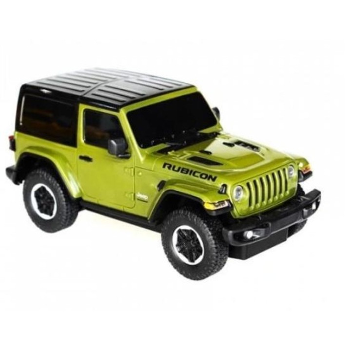 Радиоуправляема кола Rastar Jeep Wrangler JL 1:24, зелен/черен, код 742487