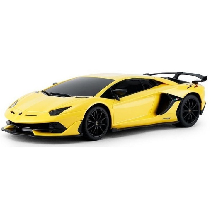 Модел автомобил Rastar Lamborghini Aventador SVJ, мащаб 1:24, жълт