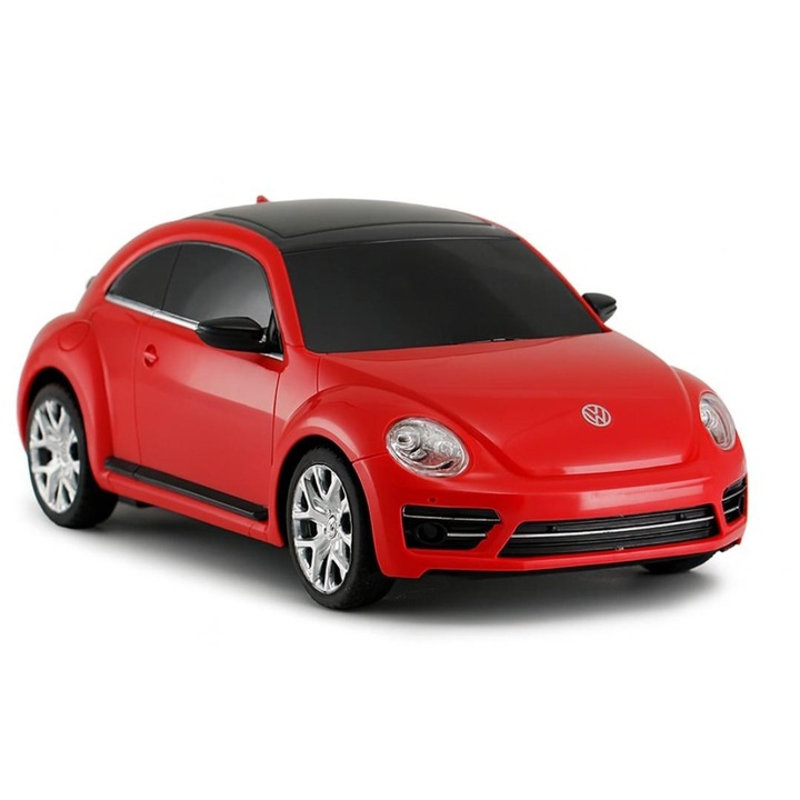 Кола с дистанционно управление Rastar Volkswagen Beetle 1:24 (742450), мащаб 1:24, червен/черен
