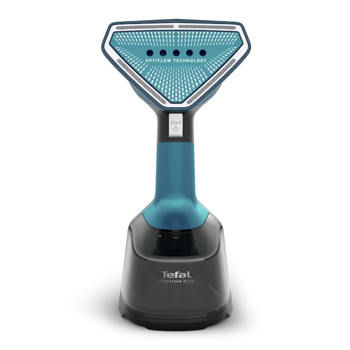 Aparat de calcat vertical cu abur Tefal AeroSteam Elite DT9920F0, 1400 W, abur variabil 0-20 g/min, aspirare 360°, 3 moduri, rezervor apa 200 ml, aut