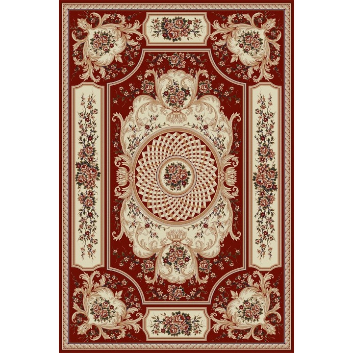Klasszikus szőnyeg, Lotos 531, piros, 80x150 cm, 1800 gr/m2