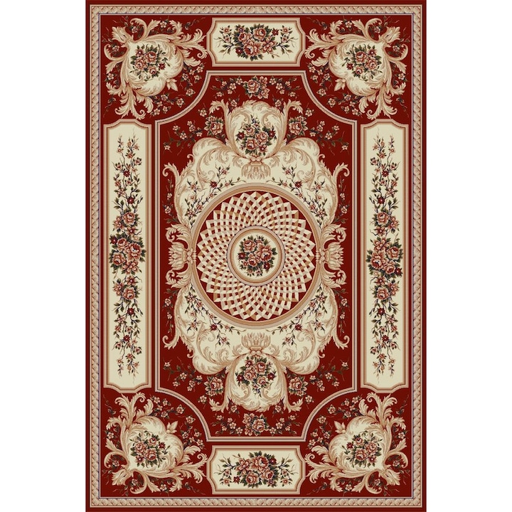 Klasszikus szőnyeg, Lotos 531, piros, 80x150 cm, 1800 gr/m2